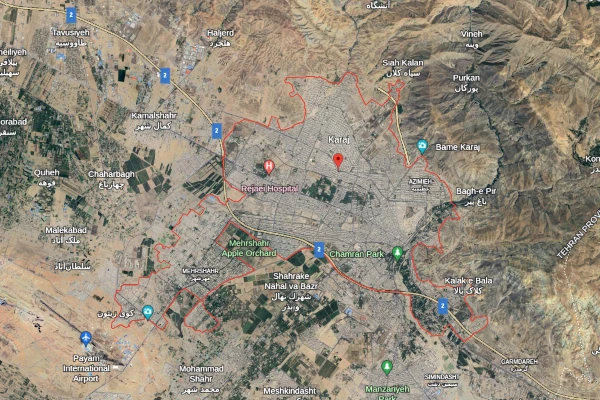 تهیه نقشه یو تی ام UTM کرج