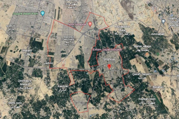 تهیه نقشه یو تی ام UTM در شهریار